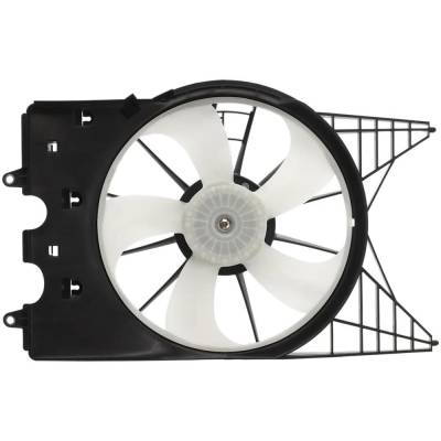 Rareelectrical - New Radiator Cooling Fan Assembly Compatible With Honda Pilot Trailsport 6 Cyl 3.5L Pilot Sport 6