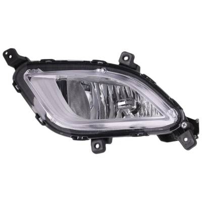 Rareelectrical - New Oval Fog Light Compatible With Kia Forte Sx Forte Ex Lx S 2017-2018 By 92201B0500 Ki2592156