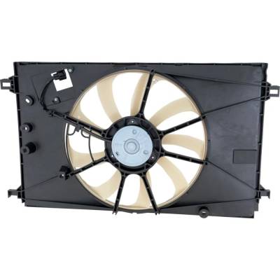 Rareelectrical - New Single Cooling Fan Assembly Compatible With Toyota Corolla Cross L 4 Cyl 2.0L Corolla Cross Xle
