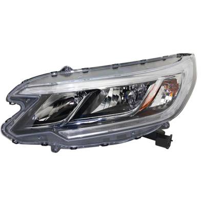Rareelectrical - New Headlight Compatible With 2015-2016 Honda Cr-V 2.4L I4 K24w Left Driver Side Halogen Reph100368q