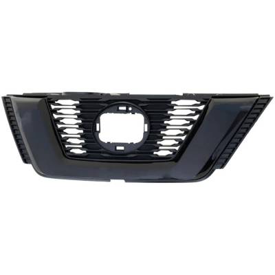 Rareelectrical - New OEM Grade Primed Black Grille Assembly Compatible With Nissan Rogue Sv 4 Cyl 2.5L 2018 By