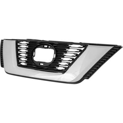 Rareelectrical - New Grille Assembly Compatible With Nissan Rogue Sv Hybrid 4 Cyl 2.0L Rogue Sl Hybrid 4 Cyl 2.0L