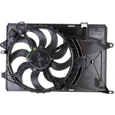 Rareelectrical - New Single Cooling Fan Assembly Compatible With Chevrolet Sonic Ltz 4 Cyl 1.4L Sonic Lt 4 Cyl 1.4L