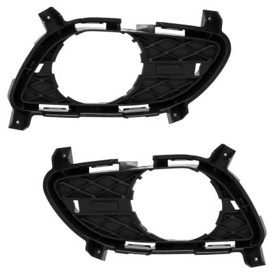 Rareelectrical - New Front Left Inner And Front Right Inner Fog Light Trim Compatible With Infiniti G37 Base G37