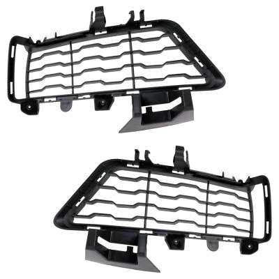 Rareelectrical - New Pair Of Fog Light Cover Compatible With Bmw 320I Base 4 Cyl 2.0L 328D Xdrive Base 4 Cyl 2.0L