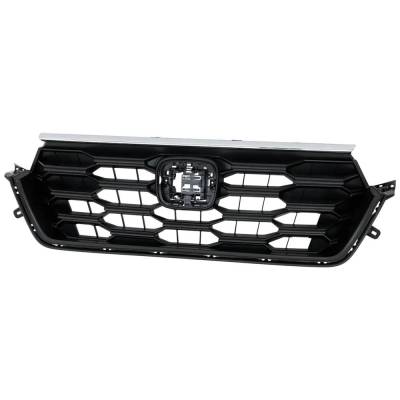 Rareelectrical - Chrome Shell Grille Assembly Compatible With Honda Cr-V Lx 4 Cyl 1.5L 2023-2025 By Ho1200259