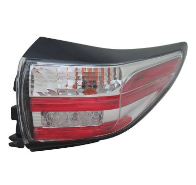 Rareelectrical - Right Outer Passenger Tail Light Compatible With 2015-2018 Nissan Murano S Sv Sl Platinum 3.5L