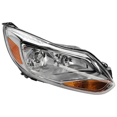 Rareelectrical - Right Passenger Side Halogen Headlight Assembly Compatible With Ford Focus S Se Sel Titanium St 2.0L