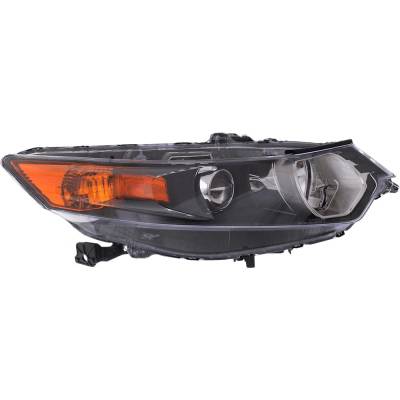 Rareelectrical - Headlight Compatible With 2009-2014 Acura Tsx 2.4L 3.5L I4 K24z3 J35z6 Right Passenger Side Xenon