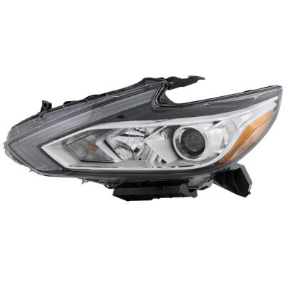 Rareelectrical - Headlight Compatible With 2016-2018 Nissan Altima 2.5L 3.5L I4 Qr25de Vq35de Left Driver Side