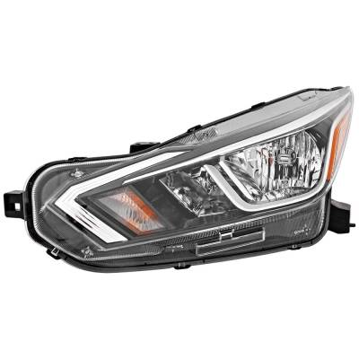 Rareelectrical - Headlight Compatible With 2020-2022 Nissan Versa 1.6L I4 Hr16de Left Driver Side Halogen Rn10010054q