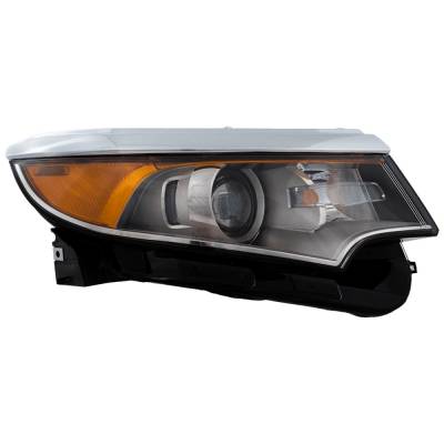 Rareelectrical - Headlight Compatible With 2011-2014 Ford Edge 3.5L 2.0L V6 Duratec Right Passenger Side Halogen