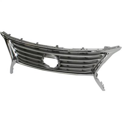 Rareelectrical - Silver Grille Assembly Compatible With Lexus Rx350 Base 6 Cyl 3.5L 2013-2015 By Lx1200144 531010E140