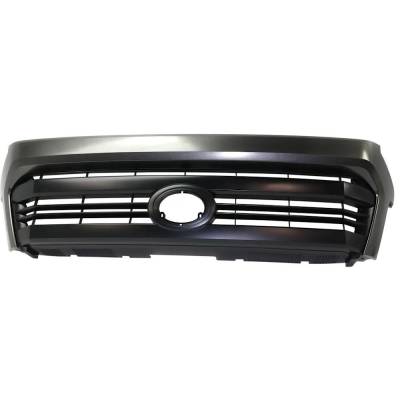 Rareelectrical - New OEM Replacement Painted Black Grille Assembly Compatible With Toyota Tundra Sr5 8 Cyl 5.7L