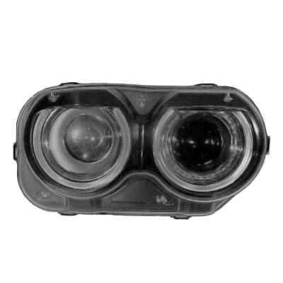 Rareelectrical - New Headlight Compatible With 2015-2023 Dodge Challenger 3.6L 5.7L V6 Right Passenger Side Halogen