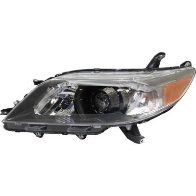 Rareelectrical - Headlight Compatible With 2011-2014 Toyota Sienna 2.7L 3.5L I4 Left Driver Side Halogen Rept100178q