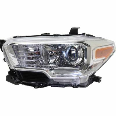Rareelectrical - Headlight Compatible With 2016-2018 Toyota Tacoma 2.7L 3.5L I4 Left Driver Side Halogen Rept100334q