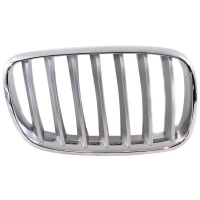 Rareelectrical - New Right Grille Assembly Compatible With Bmw X6 Xdrive50i 8 Cyl 4.4L X6 Activehybrid 8 Cyl 4.4L X5