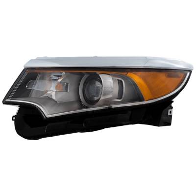 Rareelectrical - Headlight Compatible With 2011-2014 Ford Edge 3.5L 2.0L V6 Duratec Left Driver Side Halogen