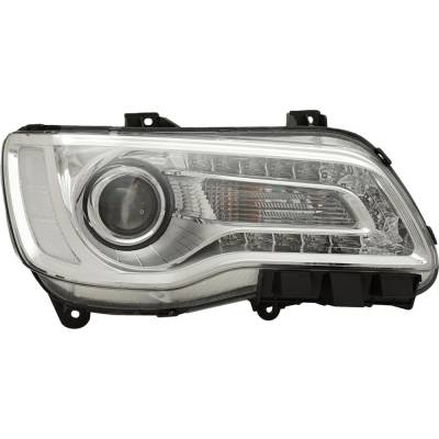 Rareelectrical - Headlight Compatible With 2018-2023 Chrysler 300 3.6L 5.7L V6 Right Passenger Side Halogen