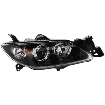 Rareelectrical - Headlight Compatible With 2004-2009 Mazda 3 2.0L 2.3L I4 Right Passenger Side Halogen M100153q 156Hp
