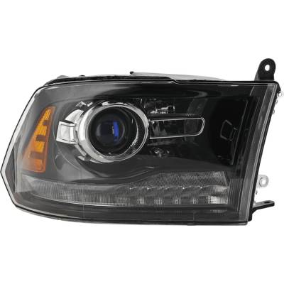Rareelectrical - Headlight Compatible With 2013-2014 Ram 1500 2500 3500 3.6L 5.7L V6 Right Passenger Side Halogen