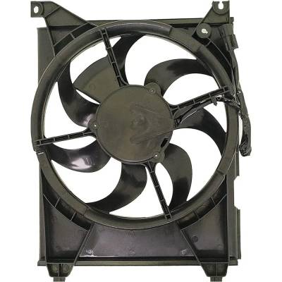 Rareelectrical - New Plastic Blade Cooling Fan Assembly Compatible With Hyundai Kia Sonata Ve 6 Cyl 2.7L Optima Se 4