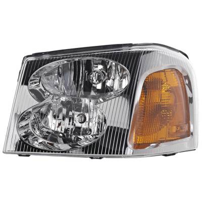 Rareelectrical - Headlight Compatible With 2002-2009 Gmc Envoy Xl Envoy Envoy Xuv 4.2L 5.3L I6 Ll8 Lm4 Left Driver