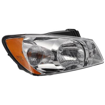 Rareelectrical - Headlight Compatible With 2004-2005 Kia Spectra 2.0L I4 G4gc Right Passenger Side Halogen K100125