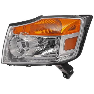 Rareelectrical - Headlight Compatible With 2008-2015 Nissan Armada Left Driver Side Halogen Repn100110