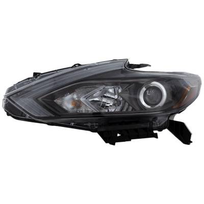 Rareelectrical - Headlight Compatible With 2016-2018 Nissan Altima 2.5L 3.5L I4 Qr25de Vq35de Left Driver Side