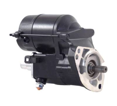 Rareelectrical - New Chrome Push Button Starter Motor Compatible With Harley Davidson Flhtcu Flhtcui Firefighter