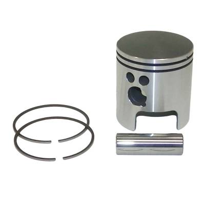 Rareelectrical - Piston Kit Standard Compatible With 1991-1997 Yamaha 25Hp 30Hp Mariner 2-Cylinder 61N Block 2-Stroke