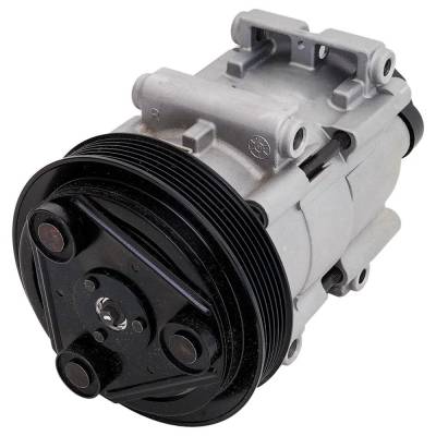 Rareelectrical - New 6-Groove Pulley A/C Compressor Compatible With Ford F-350 Xlt Lariat 6 Cyl 4.9L F-250 Eddie