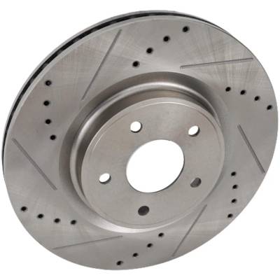 Rareelectrical - Vented Brake Disc Compatible With Infiniti Nissan Pathfinder Platinum 6 Cyl 3.5L Murano Platinum