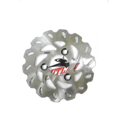 Rareelectrical - Rear Brake Disc Rotor Compatible With 2002-2009 2012-2014 Suzuki Ozark 250 Lt-F250 2X4 Atv Stainless