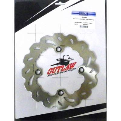 Rareelectrical - Rear Brake Disc Rotor Compatible With 1999-2014 Honda Trx400ex Sportrax 400 Trx400x 400Cc Sohc Sport