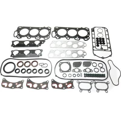 RAREELECTRICAL - New Engine Gasket Set Compatible With Acura Honda Ridgeline Rt 6 Cyl 3.5L Pilot Ex 6 Cyl 3.5L Mdx