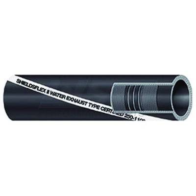 Rareelectrical - Marine Exhaust Water Hose 1" Id X 12.5 Feet Shields Series 250 Shieldsflex Ii With Wire Helix