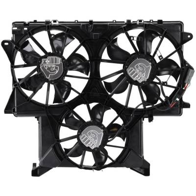 RAREELECTRICAL - New Triple Cooling Fan Assembly Compatible With Cadillac Chevrolet Gmc Sierra 1500 Elevation 6 Cyl