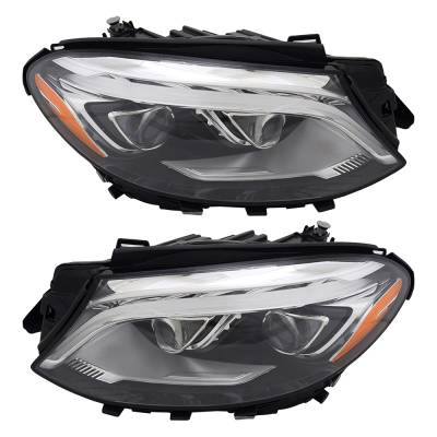 Rareelectrical - New Pair Headlights Compatible With Mercedes Benz Gle300d