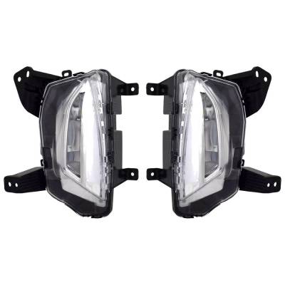 Rareelectrical - New Pair Of Fog Lights Compatible With Chevrolet Equinox