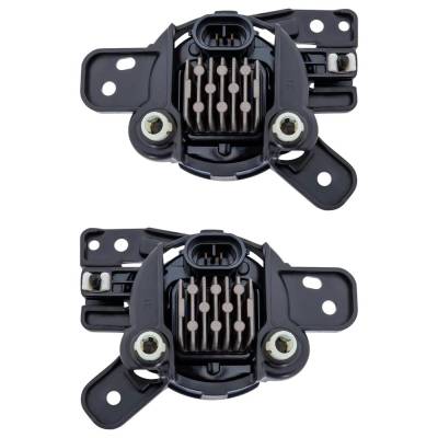 Rareelectrical - New Pair Of Fog Lights Compatible With Chevrolet Buick Gmc