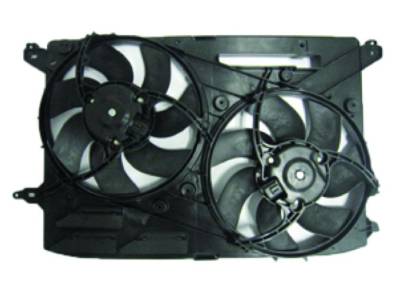 Rareelectrical - New Dual Fan Assembly Compatible With 2013-2015 Ford Fusion