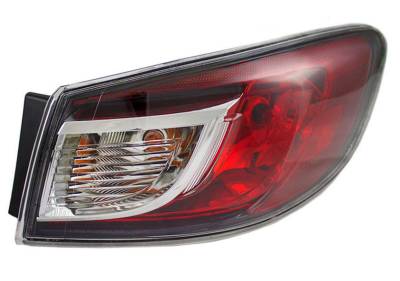 Rareelectrical - New Right Tail Light Compatible With Mazda 3 Sedan 10-13