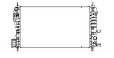 Rareelectrical - New Radiator Assembly Compatible With 2013 Chevrolet Malibu