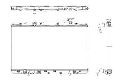 Rareelectrical - New Radiator Assembly Compatible With Honda 11-12 Odyssey