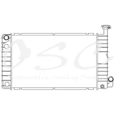 Rareelectrical - New Radiator Compatible With Part Numbers Cu917 20201 20266