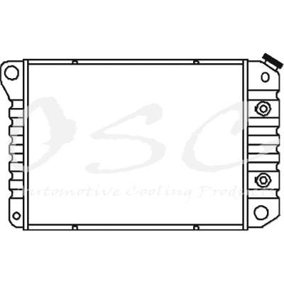 Rareelectrical - New Radiator Compatible With Part Numbers Cu719 20395 20533