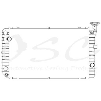 Rareelectrical - New Radiator Compatible With Part Numbers Cu658 20373 20374